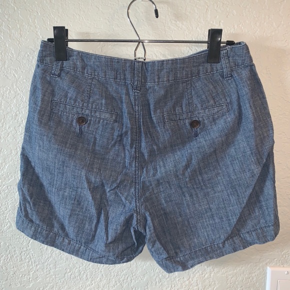 Blue linen shorts - Picture 3 of 4